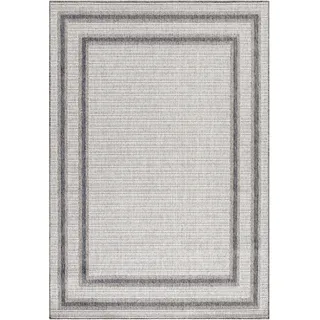 Aruba Meydan teppich indoor/outdoor flachgewebt rechteckig 140x200cm jute creme - Creme