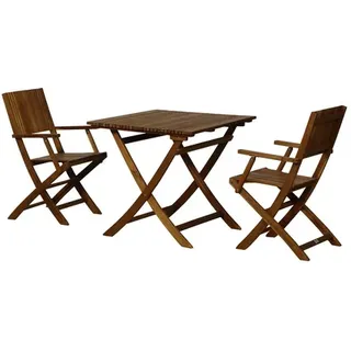 Siena Garden Falun Komfort Gartenmöbel-Set, 3-tlg. Akazie (J01342)
