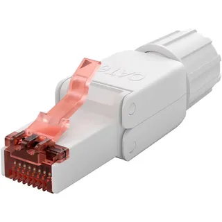 goobay CAT 6 feldkonfektionierbarer RJ45-Stecker, UTP ungeschirmt,