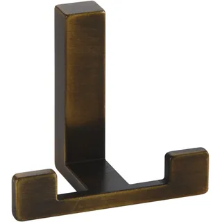 Siro Garderobenhaken Doradus 70 x 61 mm Schwarz gebürstet