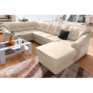 sit&more Wohnlandschaft »Savona U-Form, B: 320 cm« optional Bettfunktion, Federkern, beige