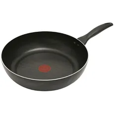 Tefal B30311 Cook&Clean Wok 28cm hoher Rand, Teflon Antihaftbeschichtet, Wokpfanne Hochrand tief Pfanne Bratpfanne