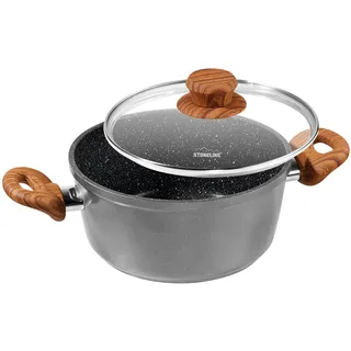 STONELINE® Back to Nature Kochtopf 20 cm | mit Deckel