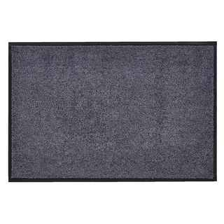 andiamo Premium-Fußmatte Wash & Clean - langlebige Schmutzfangmatte für den Hauseingang - Fußmatte innen oder als Fußabtreter im überdachten Außenbereich - saugstarker Fußabstreifer 90 x 150 cm Grau