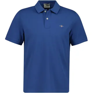 GANT Reg Shield Kurzarm-poloshirt - Vintage Blue - L,