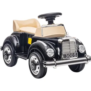 aiyaplay Rutschauto, Kinderfahrzeug, Rutscherfahrzeug mit Stauraum, Kippschutz Rutscher für 18-48 Monaten Kinder, Schwarz, 77,5 x 41,5 x 45 cm