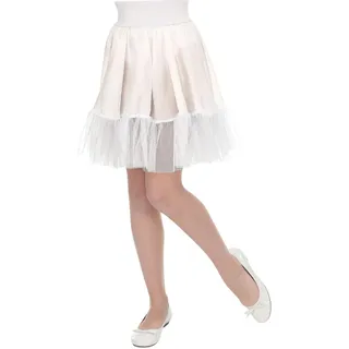 W WIDMANN MILANO Party Fashion 01109 - Petticoat für Kinder, weiß, Unterrock, Karneval, Mottoparty