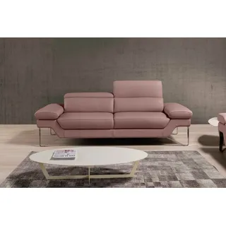 Egoitaliano 2,5-Sitzer »Princess, Designsofa und super bequem, tolle Detailverarbeitung«, inkl. verstellbarer Kopfteile, rosa