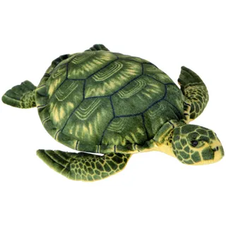Plushfarm Wagner 6012 - Plüschtier Schildkröte - grau-grün - 55 cm lebensecht Plüsch Kuscheltier Stofftier