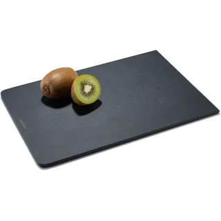 Continenta Frühstücksbrettchen Holzfiberlaminat 1-tlg. 20 x 30 cm Schwarz