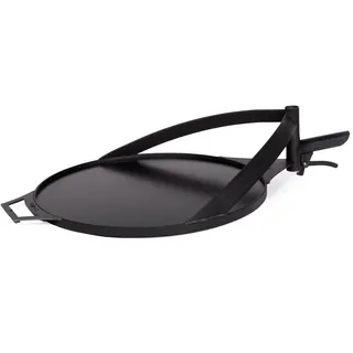 Cook King Grillplatte Ø 50 cm Stahl schwarz