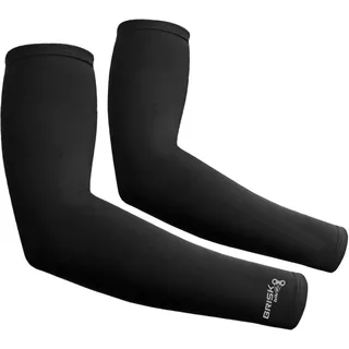 Brisk Bike 1 Paar Armwärmer, rutschfeste Arm Sleeve, armstulpen schwarz für Männer und Frauen,uv schutz ärmel zum Radfahren, Laufen und für Outdoor-Aktivitäten