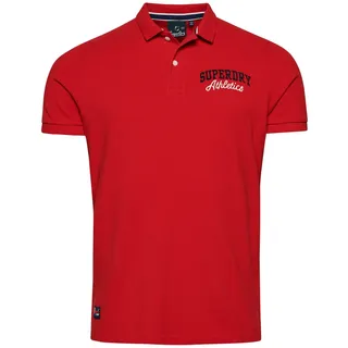 Superdry Poloshirt »Poloshirt Vintage Superstate Polo«, rot