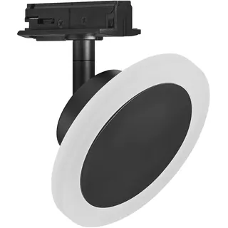 LEDVANCE SMART+ WiFi-Tracklight Schienensystem Leuchtenkopf, schwarz, 6,5W, 480lm, ausrichtbarer Leuchtenkopf, regulierbares Weißlicht (3000K-6500K), steuerbar per App, kompatibel mit Amazon, Google