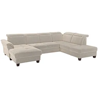 OTTO home Wohnlandschaft Mikrofaser 3-Sitzer Beige