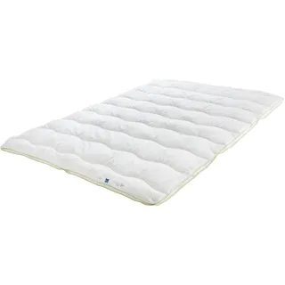 Badenia Trendline Eco 4-Jahreszeiten Steppbett Aerelle Blue 135 x 200 cm, weiß, Öko- Tex Zertifiziert, produziert nach deutschem Qualitätsstandard