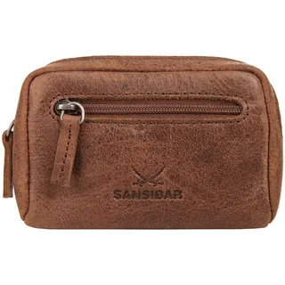 Sansibar Schlüsseltasche echt Leder, braun