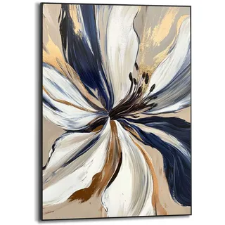 Reinders! Reinders "Glamour Flower", blau - MDF - Abstrakt - 50x70 cm, farbe bild(er): blau),