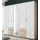 Drehtürenschrank Freiburg 225 x 210 x 58 cm Weiß