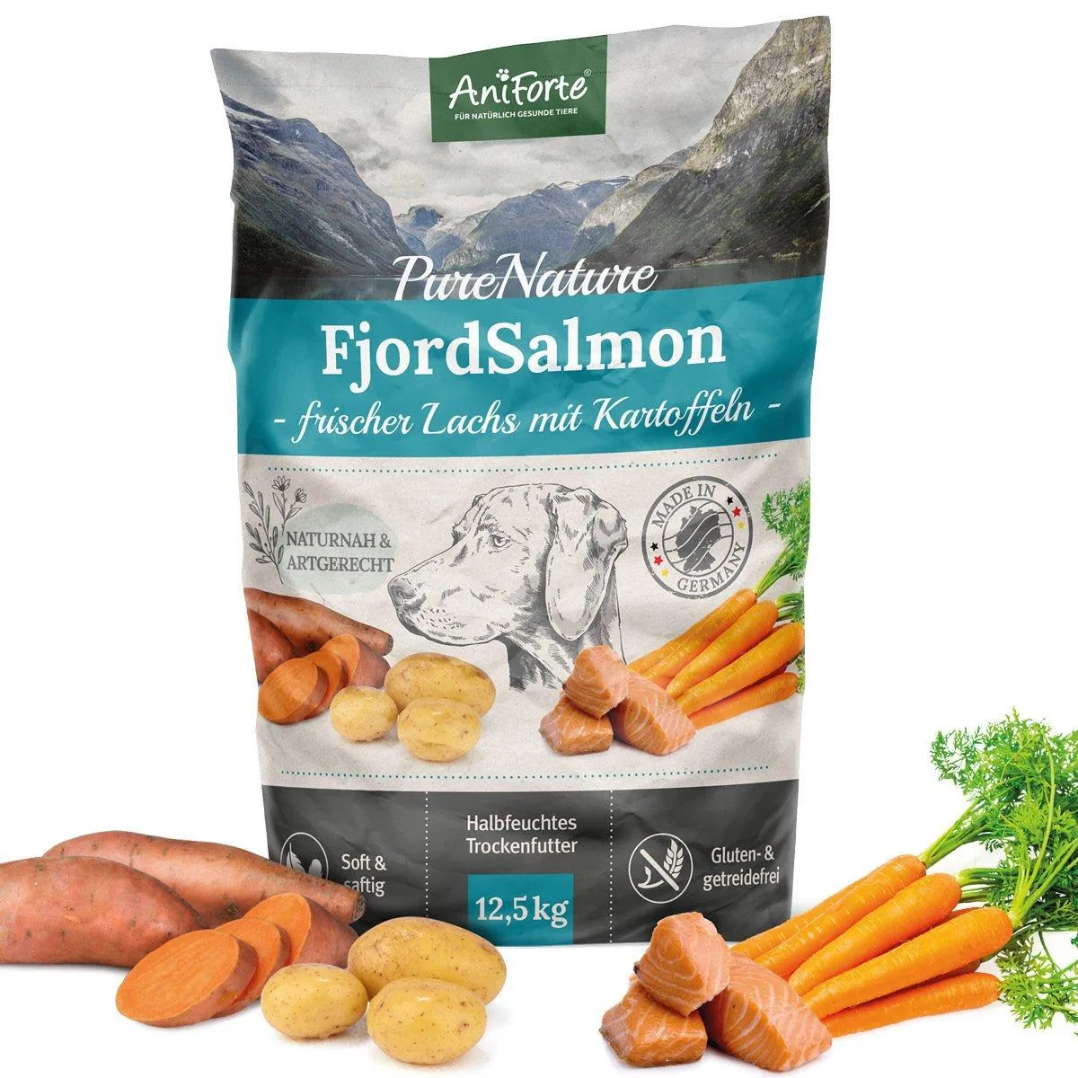 Bild von Trockenfutter FjordSalmon - Frischer Lachs mit Kartoffeln 7 kg