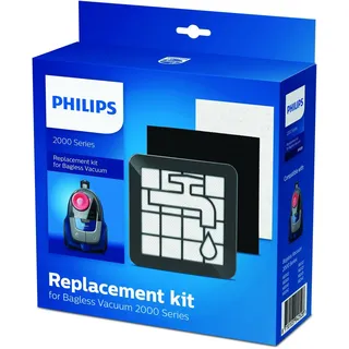 Philips Ersatzfilter-Set für beutellose Staubsauger 2000 Serie, Zubehör