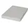 Topper-Spannbettlaken Jersey-Elasthan 140 x 200 - 160 x 220 cm grau