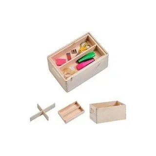 Zeller Aufbewahrungsboxen-Set braun, 1 Set