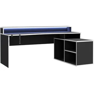Forte TEZAUR Computertisch 200, cm, Eckschreibtisch,