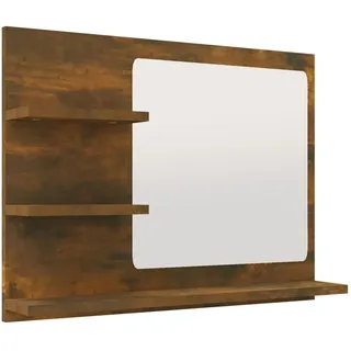 vidaXL Badspiegel Räuchereiche 60x10,5x45 cm Holzwerkstoff - Braun