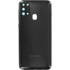 Samsung Back Cover M315 Galaxy M31 schwarz GH82-22412C (Galaxy M31), Mobilgerät Ersatzteile, Schwarz