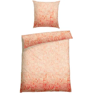 SCHIESSER Claire Paisley Apricot 135 x 200 cm + 80 x 80 cm