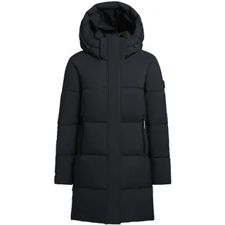 Steppmantel KHUJO "Steppmantel Haya Matt-YM", Damen, Gr. XL, blau (schwarz navy), Obermaterial: 100% Polyester PES.  Obermaterial: Futter: 100% Nylon NY. 100% Polyester PES., Mäntel Steppmantel