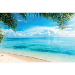 Pyramid International Azurblau (Ozeanblick) Maxi-Poster, Premium-Wandkunst, 90 x 60 cm, offizielles Lizenzprodukt