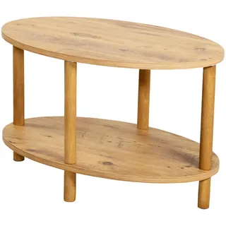 [en.casa] Couchtisch Højreby 70x44x43 cm Holzoptik