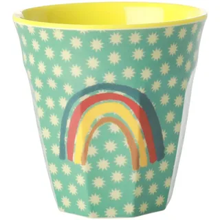Elfenstall Rice Becher Melaminbecher aus 100% Melamin Regenbogen print medium