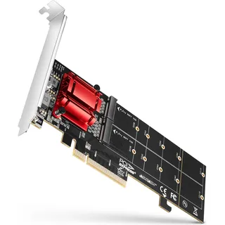 AXAGON Pcem2-nd Pcie-auf-sata-adapter × Grey