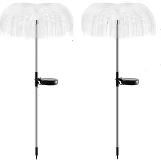 INF 2er-Pack Solar-Feuerwerkslicht, Gartenlicht für Terrasse, Innenhof, Rasen, Weihnachten Mehrfarbig