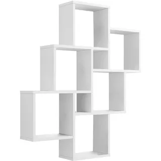 FMD Laurio 2 Wandregal 81,2 x 94,3 x 15,7 cm Weiß