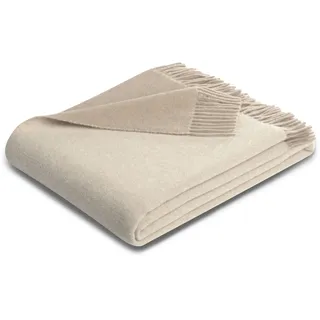 Biederlack Britta Plaid 130 x 170 cm Beige