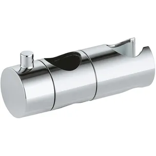 Grohe GROHE, Duschkopfhalterung für Duschstangen (Einstellung des Brausekopfes auf korrekte Höhe & Winkel, 25mm Durchmesser, für alle Standard Brausestangen geeignet, langlebig), chrom, 48177000