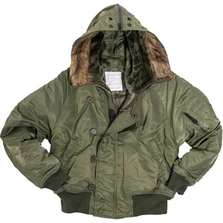 Mil-Tec US Aviator N2B Basic, Textiljacke - Oliv - XXL