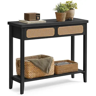 VASAGLE LNT016B21 Konsolentisch 100x30x75 aschschwarz