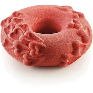 Silikomart | Silikonform PASSION, Antihaft, 1er Pack Form, 3D Design, Ø 202 h 66 mm, Volumen 1,34 l, Made in Italy