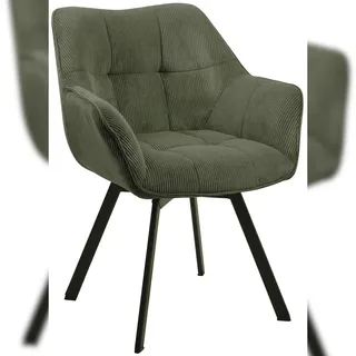 CLP Esszimmerstuhl Jordi Cord, grün