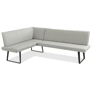 Niehoff Garden Garteneckbank , Beige , Metall , L-Form , 235x170 cm , mit Rückenlehne, in verschiedenen Größen erhältlich , Gartenmöbel, Gartengarnituren, Gartenmöbel-Sets