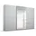 Schwebetürenschrank OTELI 271 x 229 x 68 cm Grau