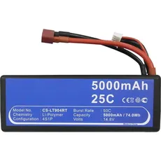 CoreParts Battery for Cars (14.80 V, 5000 mAh)