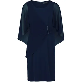 Vera Mont Cocktailkleid mit Raffung Blau 44