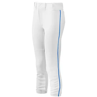 Mizuno Damen Gürtel Select Paspel Hose, Damen, 350314.0052.04.S, Weiß/Königsblau, S