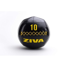 ZIVA Performance Wall Ball 10 kg Wandkugel, schwarz/gelb, Einheitsgröße